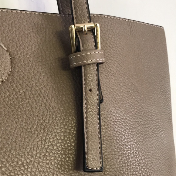 NWT-Vegan Smokey grey 4 piece satchel, pouch purse, key holder, rings! - Picture 7 of 14